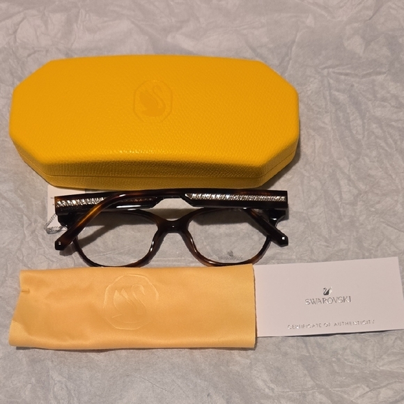 Swarovski Tortoiseshell Glasses Model SK 5392 052 main image 4